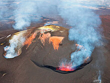 Вулкан Ключевской снова активизировался на Камчатке