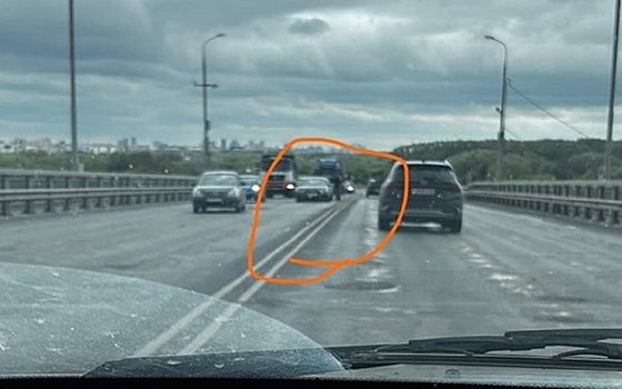 В Рязани на Солотчинском мосту произошло второе ДТП за день