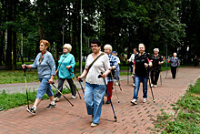 Марафон скандинавской ходьбы для пенсионеров пройдет в Подмосковье 9 июня