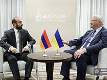 Армения и Украина договорились развивать сотрудничество