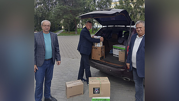 Омские ветераны органов внутренних дел приняли участие в сборе и отправке гумпомощи для бойцов СВО