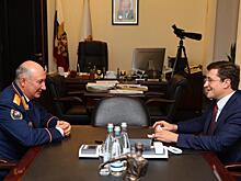 Глеб Никитин провел рабочую встречу с руководителем СУ СК по Нижегородской области Айратом Ахметшином