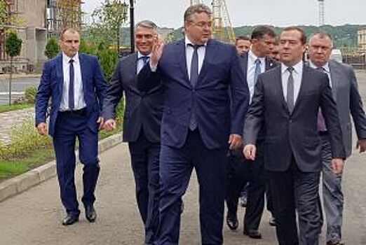Премьер-министр РФ побывал в микрорайоне «Российском» в Ставрополе