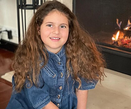 9-летняя дочь Жасмин приняла участие в модном показе