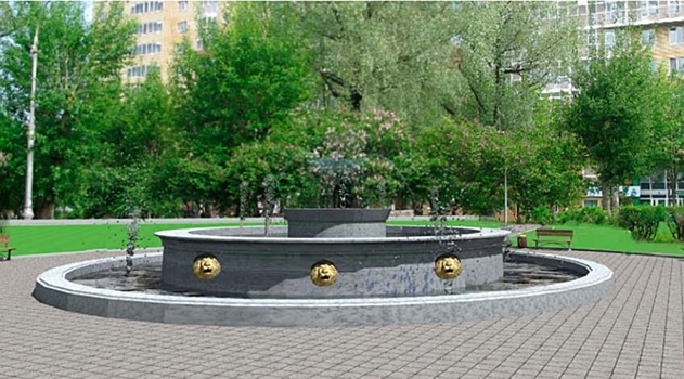 Отремонтируют фонтан и поставят лавки: в Перми начался ремонт сквера имени Землячки