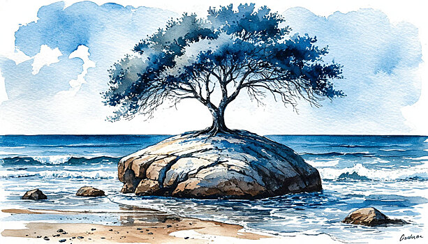 "Даже на камнях растут деревья". Омичи создали мурал на арктическом фестивале