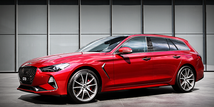 Первое фото: представлен универсал Genesis G70