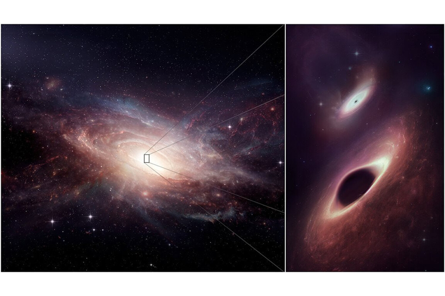 Ученые раскрыли тайну икающей черной дыры