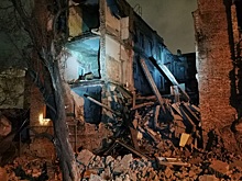 В Ростове начали устранять последствия частичного обвала старинного дома на Ульяновской