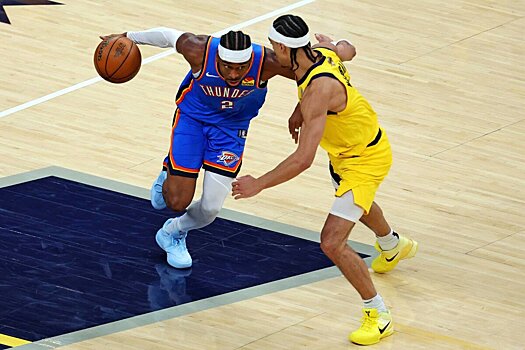 Шэй Гилджес-Александер попадает 35% бросков из-под опеки Эндрю Нембхарда или Аарона Несмита