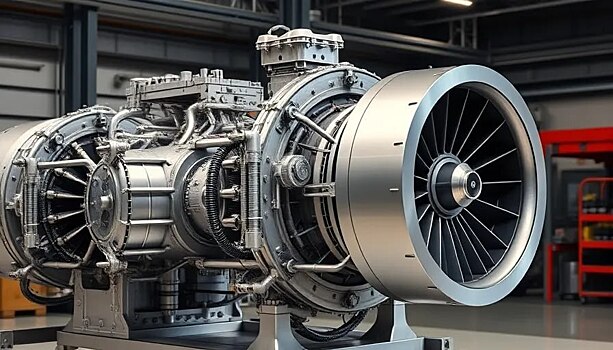 Ростех представил новый газотурбинный двигатель
