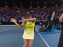 Соболенко станцевала после победы над Стивенс на Australian Open
