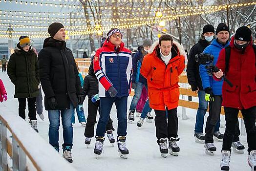 Билеты на каток в парк имени Терешковой можно купить через интернет