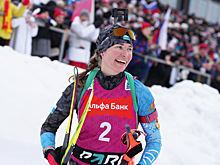Дербушева стала победительницей масс-старта на чемпионате России по биатлону