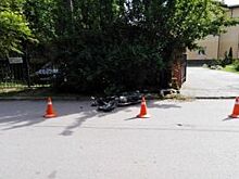 В Зеленоградске мотоциклист пострадал превысив скорость