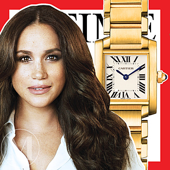 История создания часов Cartier, которые любила принцесса Диана, а теперь их носит Меган Маркл