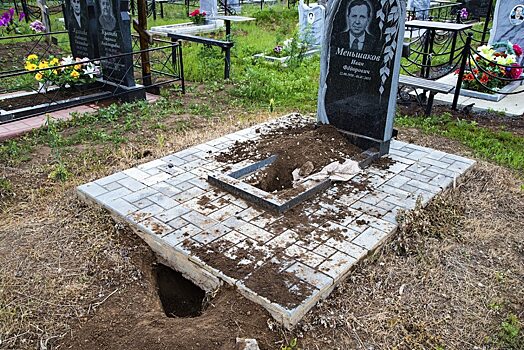 Собаки продолжают разрывать могилы на кладбище в Саратовской области