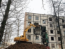 Cнос аварийного дома начали в поселении Рязановское