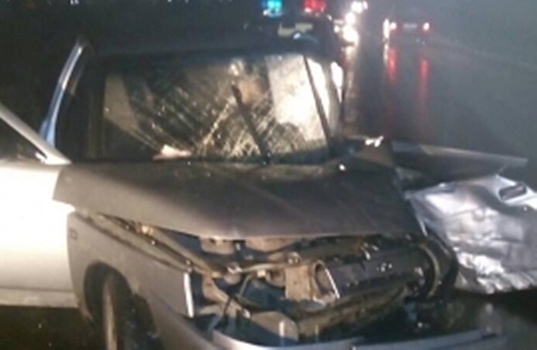 В Пензе произошло жесткое столкновение «Skoda Octavia» и грузовика