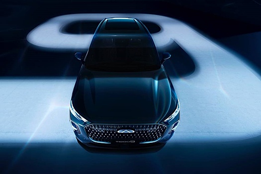 Chery показала новый Tiggo 9 для России. Кроссовер сняли на фото