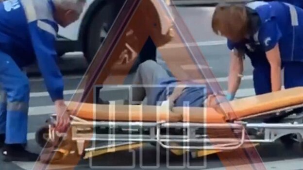 Момент наезда мотоциклиста на пешехода в Пензе попал на видео