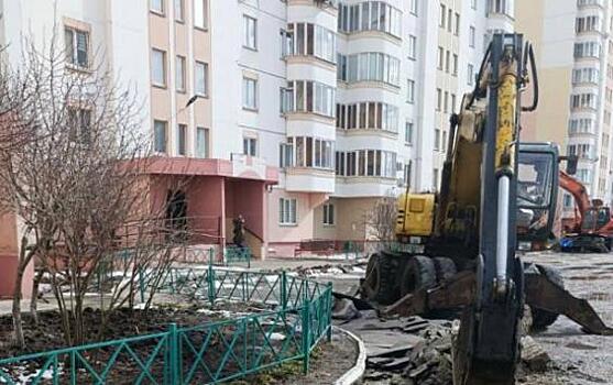 В Курске началось благоустройство двух дворов за 12,5 миллионов рублей