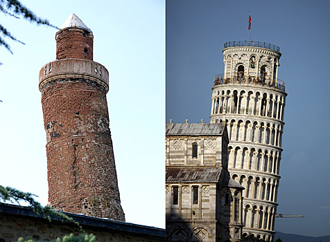 Минарет мечети Харпут Улу обогнал Пизанскую башню по углу наклона