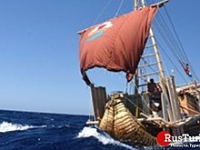Тростниковая лодка Абора-IV закончила экспедицию в Анталье (видео)
