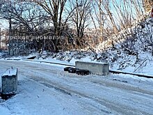 В Курске водители отодвинули блоки, которыми перекрыли «пьяную дорогу»