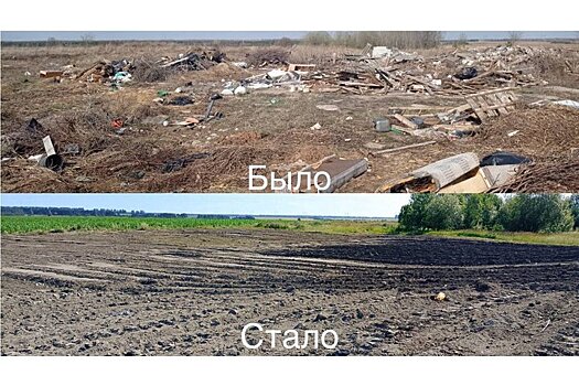 В Арском районе Татарстана ликвидирована крупная свалка за счет "зеленых денег"