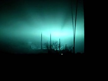 Харьков после "северного сияния" погрузился во тьму, это сняли на видео