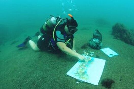 Правда, что в Азове показывают картины, созданные на дне Чёрного моря?