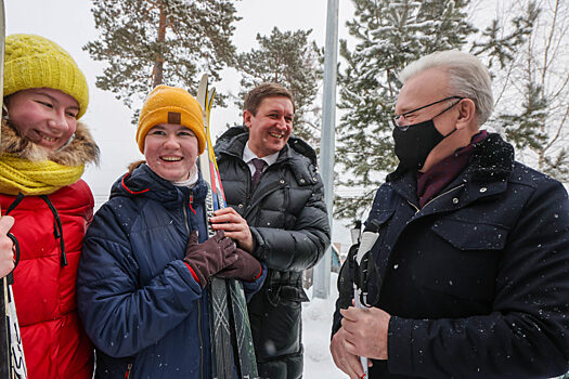 Александр Усс высоко оценил лыжный полигон в Дивногорске, реконструированный компанией En+Group