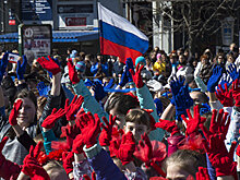 В Москве митинг-концерт в честь "Крымской весны" собрал 150 тысяч человек