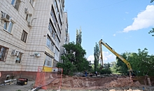 В Кировском районе Волгограда коммунальная авария привела к провалу грунта