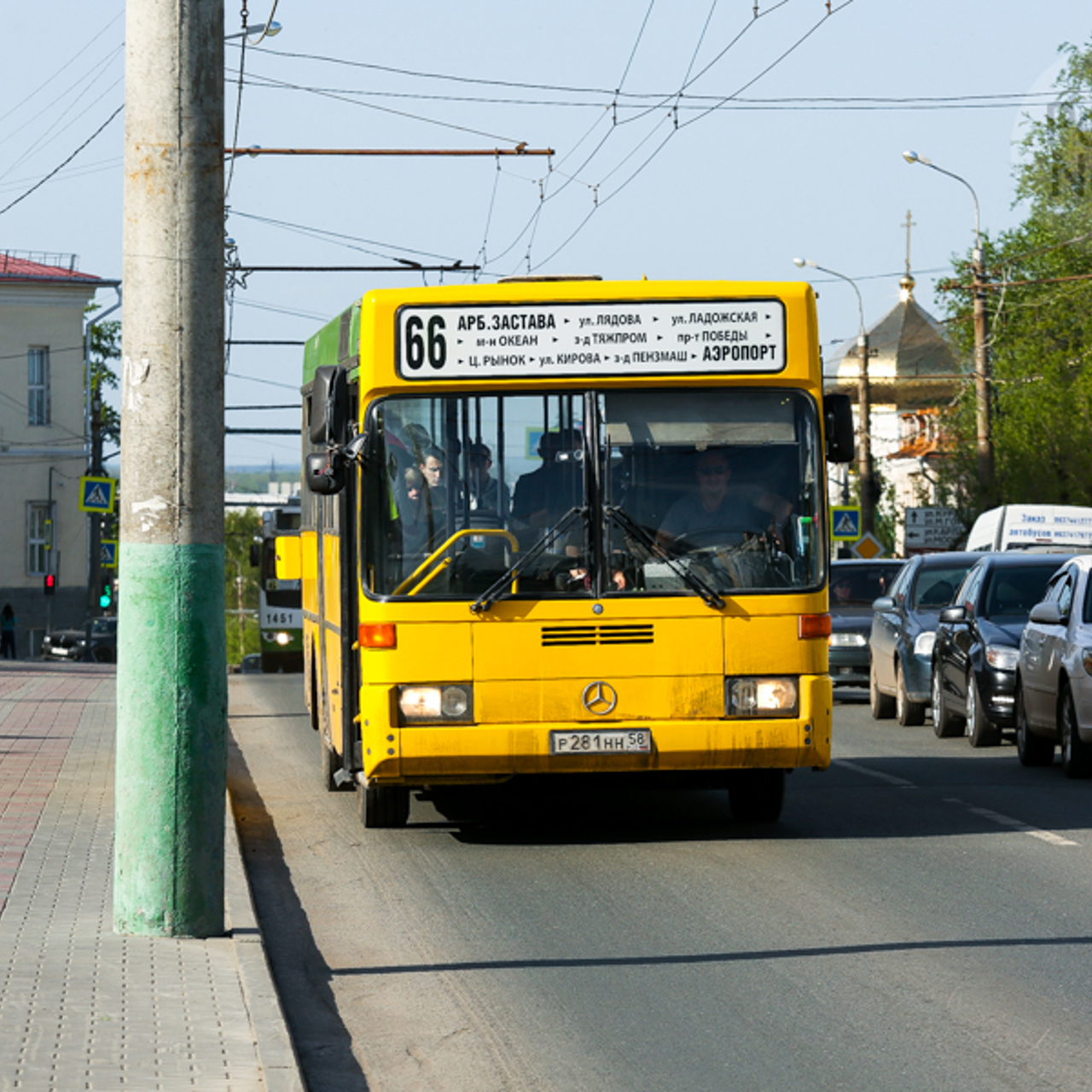 В Пензе на маршруте №66 начали тестировать бесконтактную оплату проезда -  Рамблер/авто