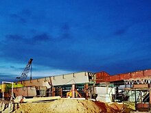 Начался монтаж пролетного строения развязки М11 с КАД через Пулковское шоссе