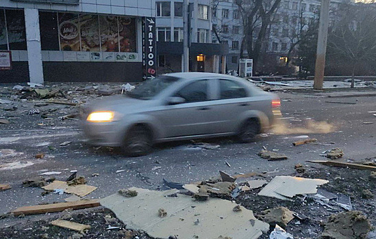 В центре Донецка зафиксировали не менее 10 взрывов