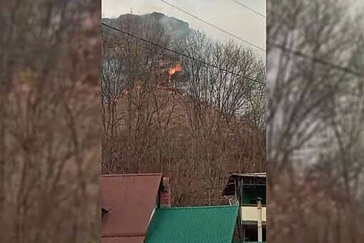 Мэр Моисеев: загорелся национальный парк Кисловодска, угрозы жилым кварталам нет