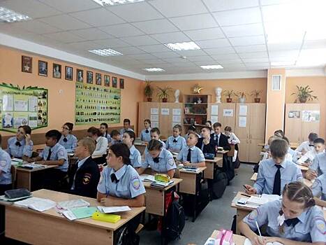 В Оренбурге начались занятия «полицейского класса»