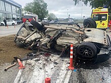 Водитель Lada погиб в лобовом столкновении с автобусом в Сочи