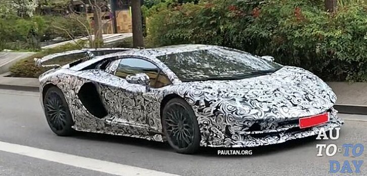 Lamborghini Aventador SV Jota словили во время тестирования