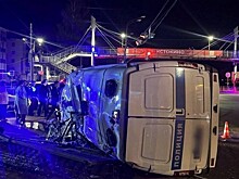 В Нижегородской области столкнулись машина полиции и «Лада Приора», погиб человек
