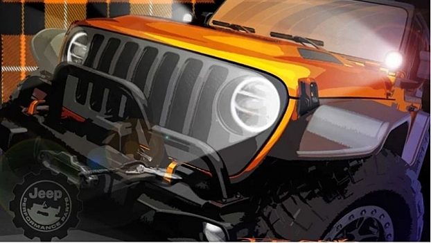Jeep обнародовал тизеры внедорожника Wrangler Magneto