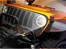 Jeep обнародовал тизеры внедорожника Wrangler Magneto