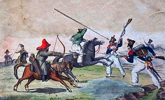 Татары и другие народы, которые воевали в русской армии против Наполеона