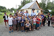 «День полиции» прошел в детском оздоровительном лагере «Черемушки» в Республике Алтай