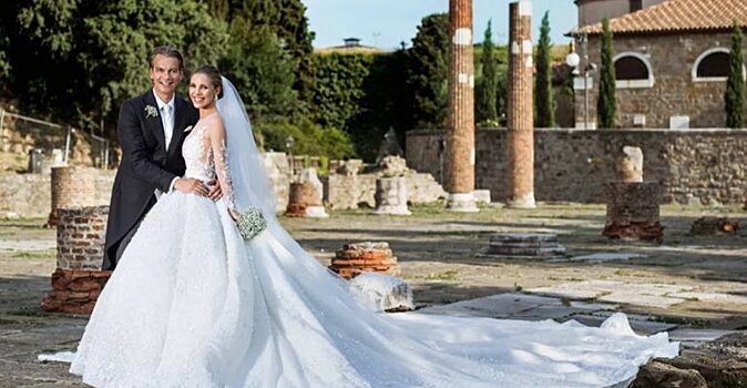 Красивые и дорогие свадебные платья 21 века