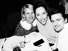 Полина Киценко, Ирина Зарькова и Дина Немцова на званом ужине Touch of Harmony от Bang & Olufsen