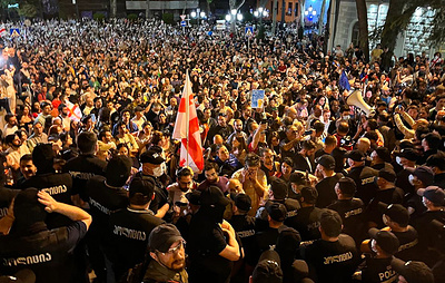 В Тбилиси во время акции протеста задержали 63 человека